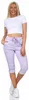Caprihose Kurze Sommerhose mit Stretch 36 bis 48 Produktbild-Vorschau 6