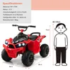 DREAMADE Kinder Elektro-ATV, batteriebetriebenes Fahrzeug Produktbild-Vorschau 7