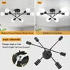 Lampada da soffitto moderna Sputnik a 6 luci E27 - Anteprima dell’immagine prodotto 3