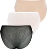 Teyli 3er Pack: Mesh Slip mit floraler Spitze Glamour Produktbild-Vorschau 2