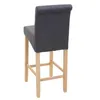 A bar stool shown from the back on a white background. Produktbild-Vorschau
