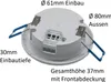 Rilevatore di movimento da incasso a soffitto ChiliTec Anteprima dell’immagine prodotto 4