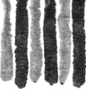 Fliegenvorhang Grau und Schwarz 90x220 cm Chenille Produktbild-Vorschau 6
