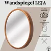 STOLARNIA PIKA Spiegel Rund Holz Rustikal - Wandspiegel mit Produktbild-Vorschau 3