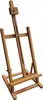 A wooden easel on a white background. Produktbild-Vorschau