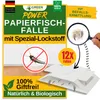 Papierfische Falle mit Spezial-Lockstoff - 12x Fallen - Produktbild-Vorschau 1