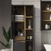 Vicco Badschrank Viola, 50 x 170 cm mit Türen, und offenen Produktbild-Vorschau 5