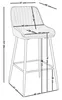 NEW HOME Barhocker PASSO gepolsterter für Wohnzimmer Produktbild-Vorschau 10