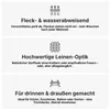 Tischdecke Gartentischdecke Leinen-Optik eckig rund oval Produktbild-Vorschau 6