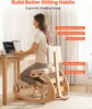 SucceBuy Ergonomiczne krzesło podkolanowe z wyściełanymi Podgląd zdjęcia produktu 2