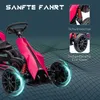 Kart infantil - Kart rosa con asiento ajustable | Color: Vista previa de la imagen del producto 6