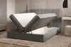 Kontinentalbett aus Samt, Polsterbett, Boxspringbett, Produktbild-Vorschau 4