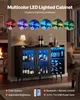 Armoire à vin VEVOR avec supports à verres, buffet-vitrine Voir les images du produit 5