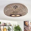 Decollatura Deckenlampe aus Metall/Bambus in Schwarz/Natur Produktbild-Vorschau 2