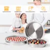 Hausleben® - Set di 3 casseruole/teglie in acciaio inox, Ø Anteprima dell’immagine prodotto 3