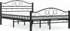 vidaXL Cadre de lit noir acier 120x200 cm Voir les images du produit 15