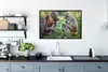 MuchoWow® MuchoWow® Gerahmtes Poster Affe - Gras - Tiere Produktbild-Vorschau 3