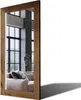 100x160 Rechteckig Rustikal Wandspiegel mit Rahmen Produktbild-Vorschau 1