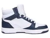 Puma Puma Rebound V6 Mid Jr  Sneakers Hoog - Blauw - Maat Voir les images du produit 4
