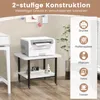 COSTWAY Stojak na drukarkę z miejscem do przechowywania, Podgląd zdjęcia produktu 7