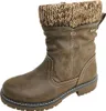 Jane Klain - Bottes pour femmes - Fermeture éclair - Marron Voir les images du produit 3