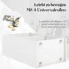 COSTWAY Stojan na přednášky, řečnický pult na kolečkách, 2 Náhled obrázku produktu 5