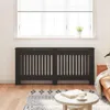 vidaXL Panele grzejnikowe czarne 172 x 19 x 81 cm MDF Podgląd zdjęcia produktu 3