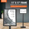 VEVOR Informační stojan s kovovým podstavcem 420 x 297 mm Náhled obrázku produktu 2