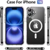Magnetisch Klare Hülle für iPhone 16, Kompatibel mit Produktbild-Vorschau 2