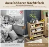 Multifunktionales Kinderbett 90x200 cm mit Stauraum und Produktbild-Vorschau 7