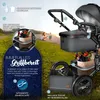 KIDUKU® 3 in 1 Kombi Kinderwagen Anthrazit/Schwarz Buggy Produktbild-Vorschau 7