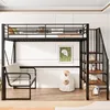 Letto a castello Flieks 90x200 cm con divano imbottito, Anteprima dell’immagine prodotto 2