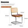 okwish Esszimmerstuhl 2er Set Minimalistisches Design Produktbild-Vorschau 7