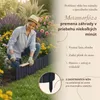 Floranica drevený okraj záhona 30 x 100 cm antracit obruba Náhľad obrázku produktu 5