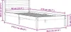 vidaXL Bettrahmen Braun 215,5 x 95,5 x 69,5 cm Massivholz Produktbild-Vorschau 8