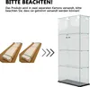 ProximaX Doppeltürige Vitrine 78,5x35x163 cm – 4 Regale, Produktbild-Vorschau 5