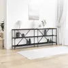 Konzolový stôl Čierny dub 200 x 30 x 75 cm Kompozitné drevo Náhľad obrázku produktu 3