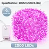 100M 2000LEDs, 8 modes d'éclairage, Guirlande lumineuse LED Voir les images du produit 2