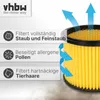 vhbw Faltenfilter kompatibel mit Einhell TE-VC 5090 SACL, Produktbild-Vorschau 2