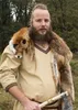 Wikinger Tunika aus Baumwolle, beige : XL Größe: XL Produktbild-Vorschau 4