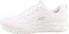 A side view of a white Skechers sneaker. Voir les images du produit