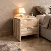Nachttisch NACO Kernbuche massiv geölt - Nachtkommode mit 2 Produktbild-Vorschau 4