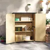 Szafka ogrodowa Outsunny, drewniana szopa na narzędzia, Podgląd zdjęcia produktu 2