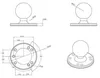 RAM Mounts basisplaat, rond, met AMPS C-kogel, 1,5 inch Productafbeelding-voorbeeld 5
