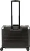 A black pilot case with silver accents and a retractable handle, shown from the front. Náhled obrázku produktu