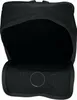 An open black backpack is shown from the front. Anteprima dell’immagine prodotto