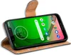 A flip case for a Motorola Moto G7 Play phone is shown open, displaying the phone's screen. Náhľad obrázku produktu