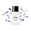 Stimmungsvolles Foto des Matiere Premiere Metal Lavender Eau de Parfum Flakons, umgeben von echten L Produktbild-Vorschau