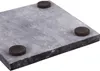 6x Schwarz 10cm Marmor Quadratische Untersetzer Coasters - Produktbild-Vorschau 4