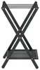 vidaXL Věšák na zavazadla Black 68x38x58 cm Bamboo Náhled obrázku produktu 4